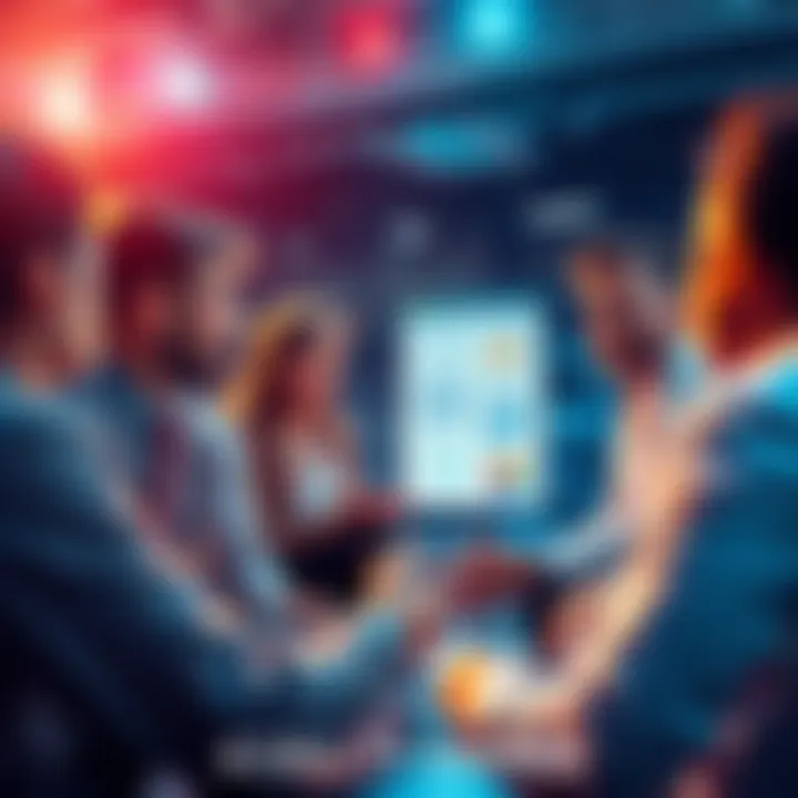 People discussing potential changes to RLCS group formats with charts and graphs illustrating suggestions