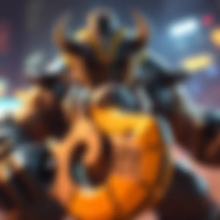 A player using Roadhog, a large character with a hook, in intense gameplay, aiming for a higher winrate in Overwatch 2.