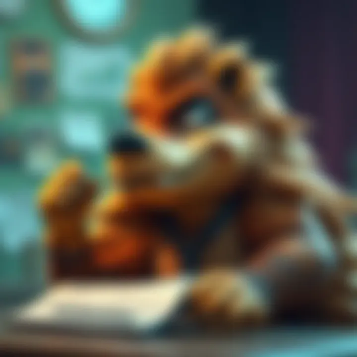 Roadhog discussing various themes with a thoughtful expression