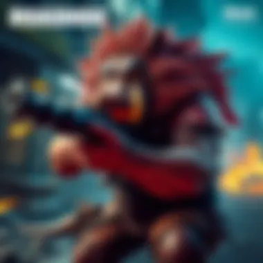 Roadhog reloading his weapon with a bold style, showcasing his character in a gritty environment.