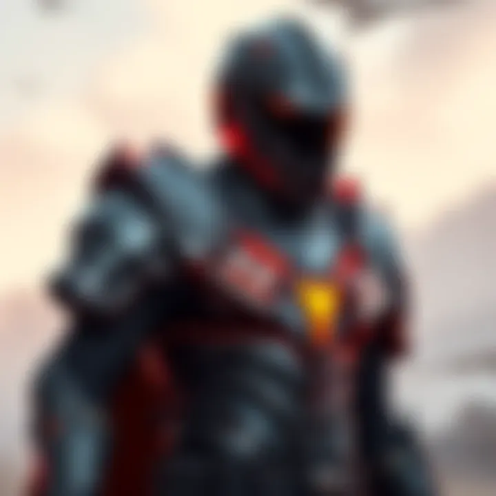 Roathe's Armor in Drifter Game A character wearing Roathe's armor, showcasing its sleek design and features in action from the Drifter game