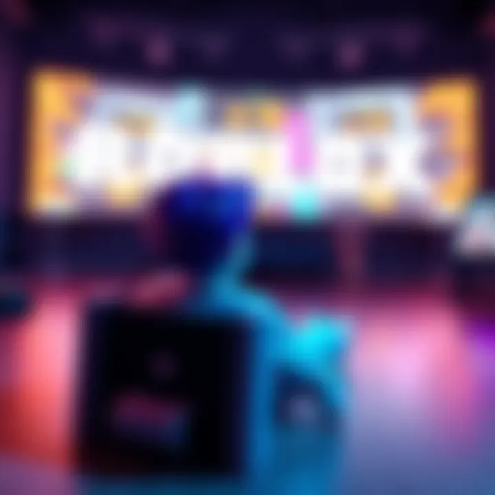 A player enjoying Roblox on a PS5 console with vibrant graphics and gameplay features.