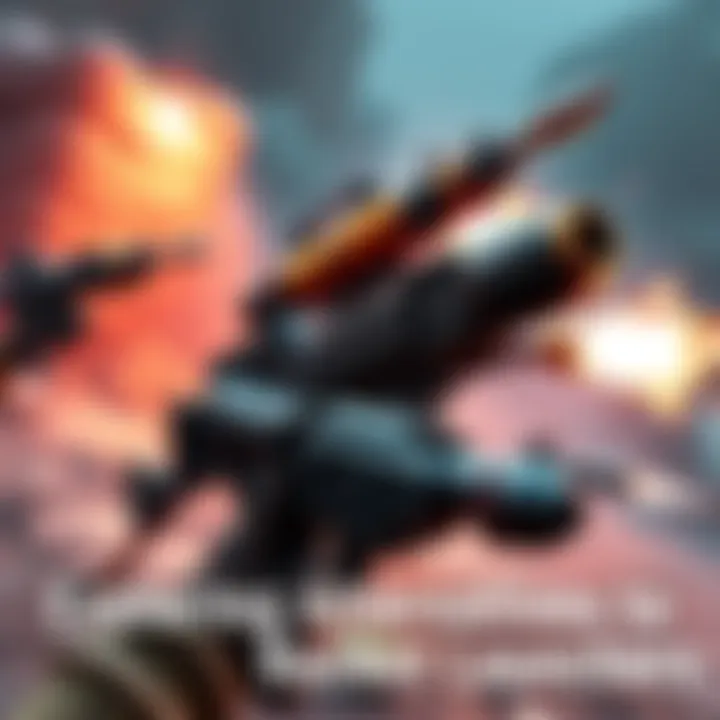 Various rocket launchers like Cynosure, Hothead, and Solstice Strand showcased in a game setting