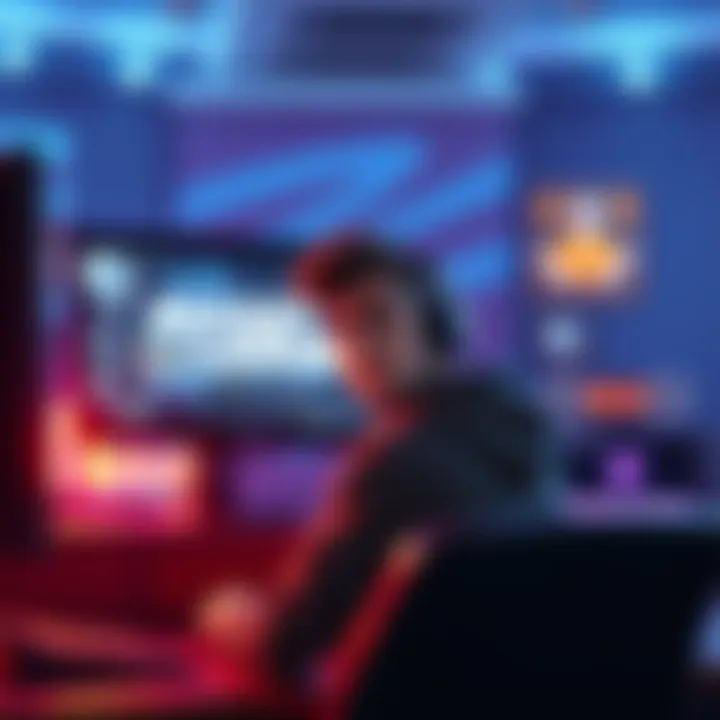 A player looking frustrated at their missing items in Rocket League after an account reset, sitting in front of a PC with the game open.
