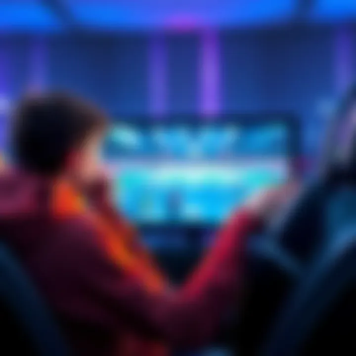 A player frustrated while playing Rocket League, showing lag on the screen and matchmaking issues