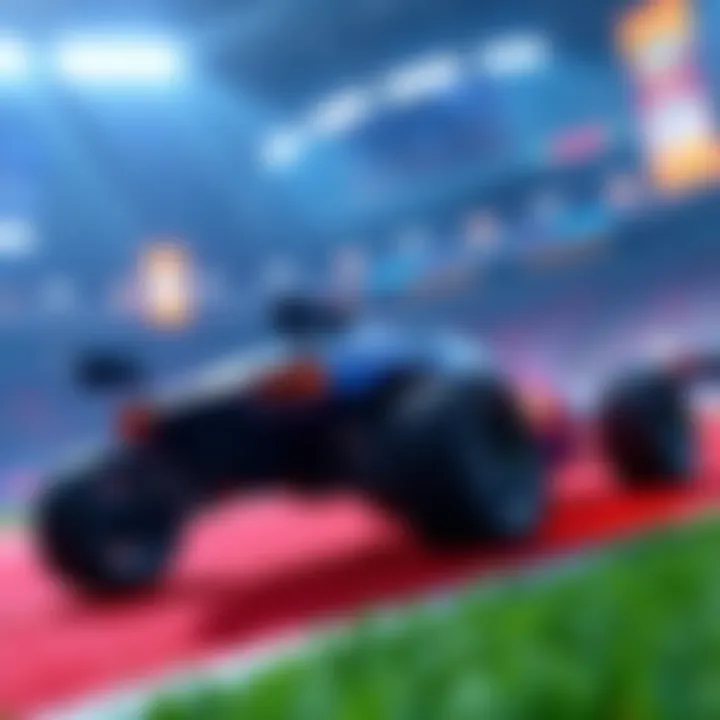 Rocket League gameplay on PS5 A player enjoying Rocket League on PS5, focusing on disabling V-Sync for better performance