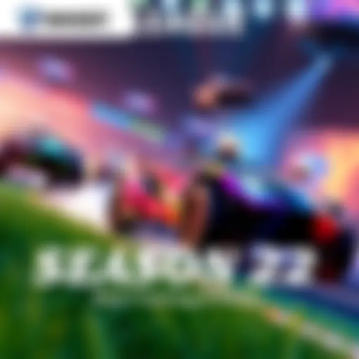 A dynamic scene of players competing in Rocket League, showcasing new car bodies and training features, with a tournament atmosphere.