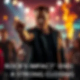 Rock playing a pivotal role in the season finale, showing strong influence and energy during the closing moments.