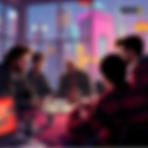 Rockstar Games developers brainstorming ideas for open-world game design