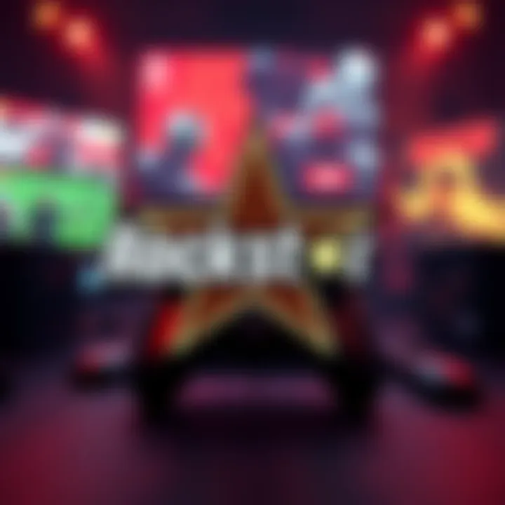 The Rockstar Games logo displayed prominently against a gaming backdrop