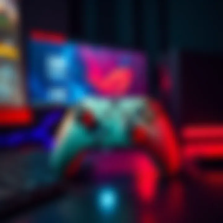 ROG Raikiri 2 Controller Connected to PC The ROG Raikiri 2 Xbox controller shown connected to a PC for settings adjustment.