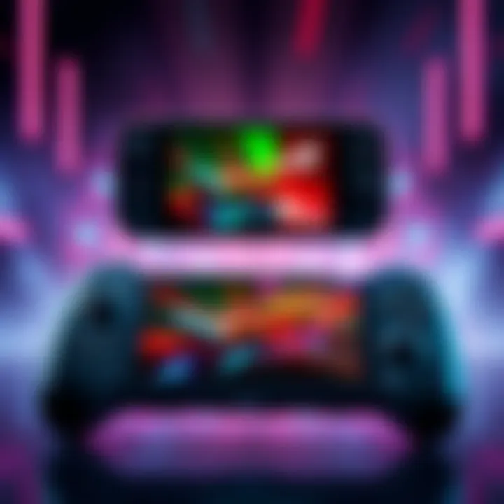 Two ROG Xbox Ally handheld devices showcasing their sleek design and gaming features