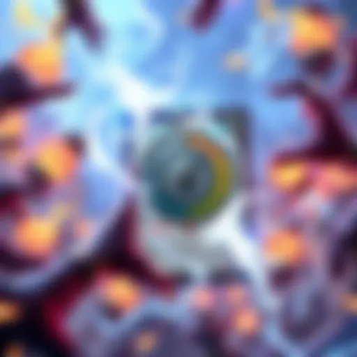 A dynamic card game scene showing a Rogue Spell card being played, with a timer representing turns and cards costing Time instead of Mana.