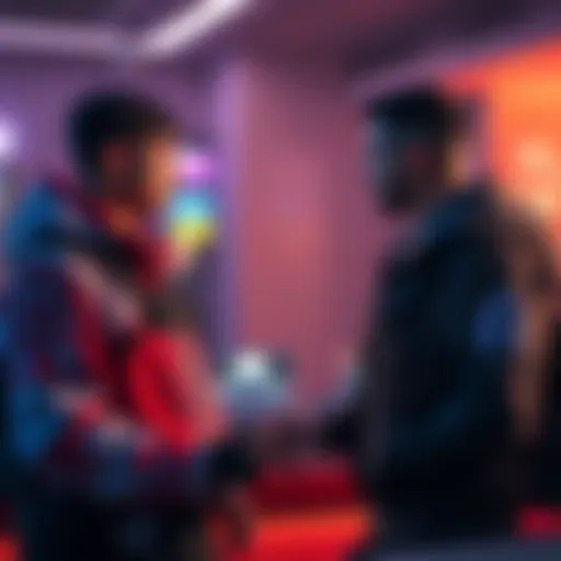 Two friends discussing Rolling Guard and Arcane Circumvent options for long-term benefits