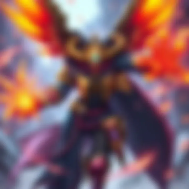 Rommath Character Concept Art Illustration of Rommath showcasing a unique ability with magical effects around him, fans are excited about his potential enhancements in gameplay.