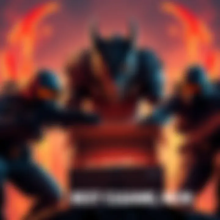 Rook surprising three players as they loot a box in the game Marathon