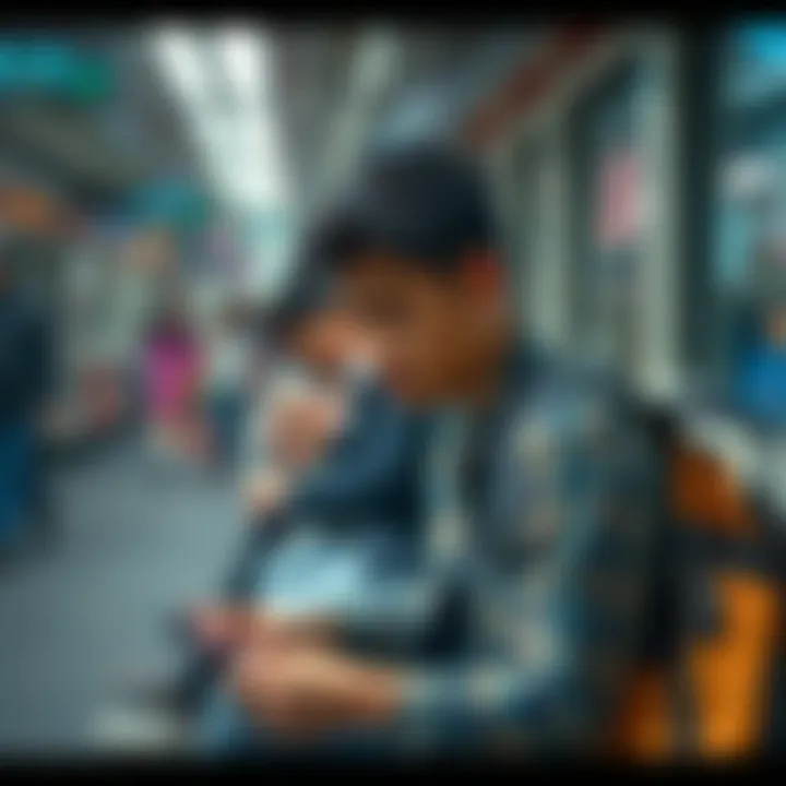 A person engaging in daily activities, highlighting repetitive actions and routines that shape experiences.