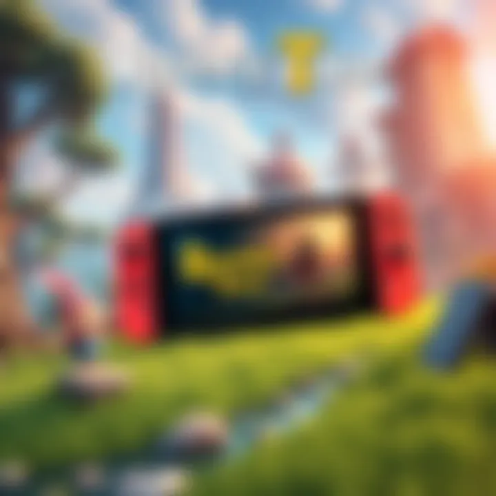 Rover's Tale game cover featuring adventurous characters in a vibrant landscape with a Switch 2 console