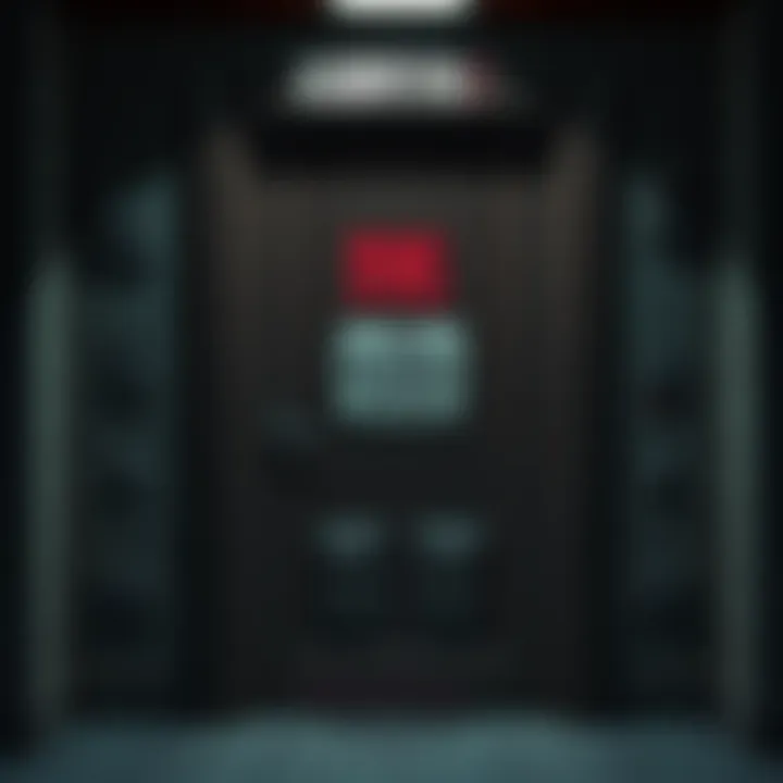 A locked door at the RPD office with a sign indicating the S.T.A.R.S. office