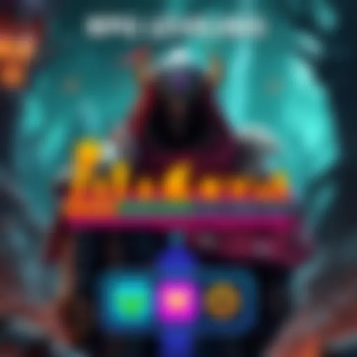 RPG Leveling System A graphical representation of an RPG character gaining levels and receiving fewer perks, with a visual of a progress bar and icons representing perks, set in a fantasy game environment.