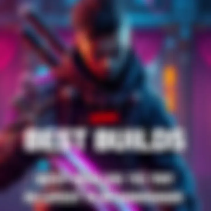 A player showcasing different character builds in an RPG game, featuring a katana and cybernetic enhancements