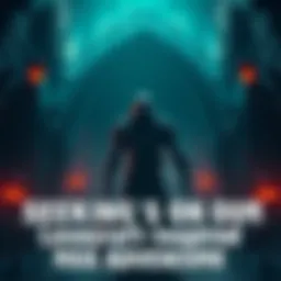 A character inspired by Lovecraft and Bloodborne in a shadowy, eerie environment, showcasing gothic architecture and ominous designs.