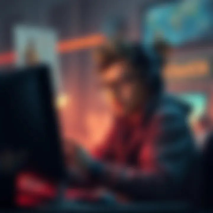 An RPG enthusiast looking at a computer while considering the shift to turn-based gameplay in Expedition 33.