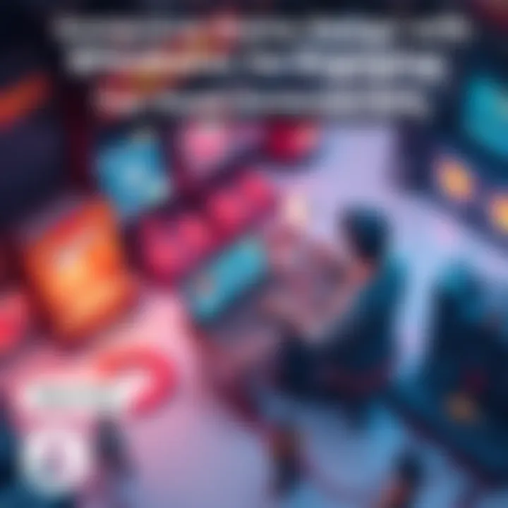 A captivating visual showcasing RPGMaker's interface with elements of top-down immersive simulation games in action.