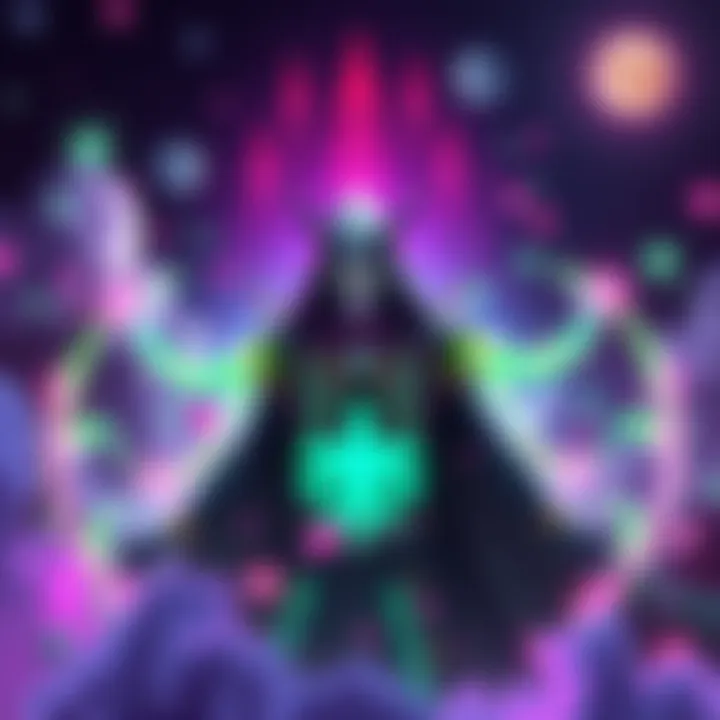 Visual showing Rubick Arcana character surrounded by glitch effects representing gameplay issues