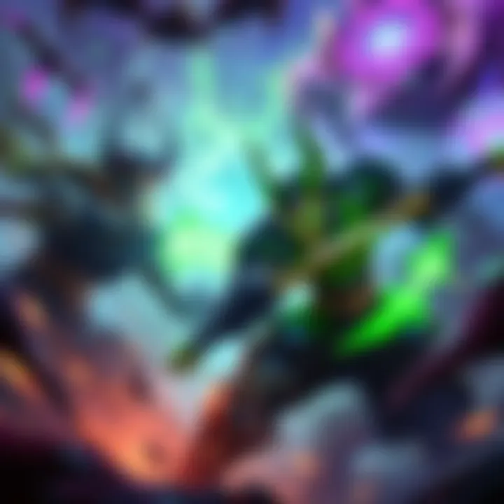 Pro players Topson and Miracle playing Rubick in mid-lane during a tournament match