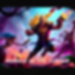 Highlight of intense team fight from Ability Draft tournament