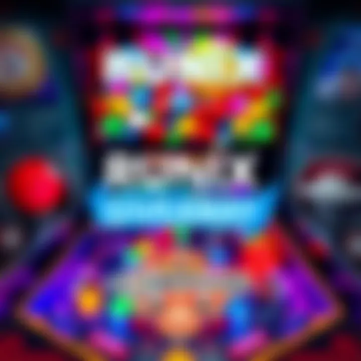 Runix Roguelike Pinball Giveaway A vibrant pinball machine showcasing different types of balls with the Runix logo and a giveaway banner