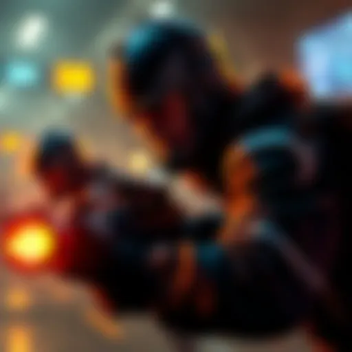 A player shoots a character known as a Rook just before the game ends, showcasing tension in a gaming environment