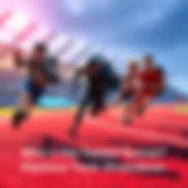 Runners Competing on Track Sarge, Grif, Simmons, and friends racing each other on a track, laughing and having fun