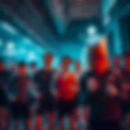 Runners in Cryo Archive A group of confused runners laughing together during a chaotic moment in Cryo Archive, forming unexpected friendships.