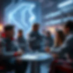 A group of runners sharing experiences and strategies in a discussion hub about the Cryo Archive.