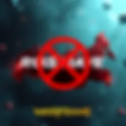 Illustration showing a digital representation of Russia with a red crossed-out symbol over the game Warframe, highlighting the controversy over LGBT content.