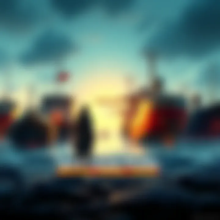 Ruvik stands in front of various vessels, pondering which one to choose for his journey.