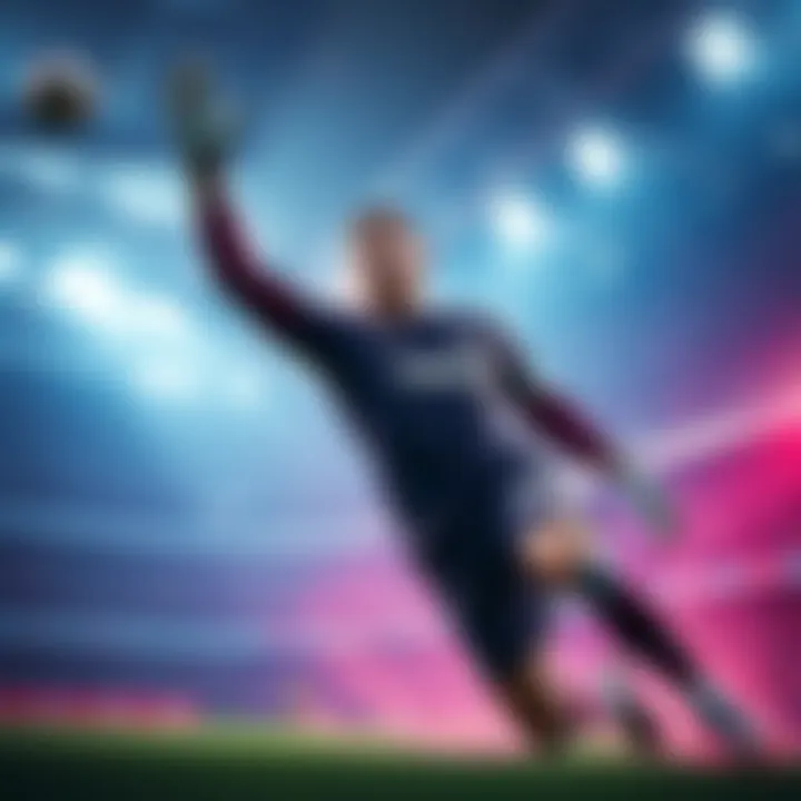 Rw9 in action, making a crucial save against SSG during the match