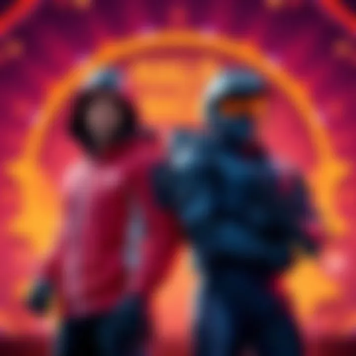 RyaNoob and King Nick officially join Complexity Halo, representing the team in esports attire with a vibrant background showcasing their new journey