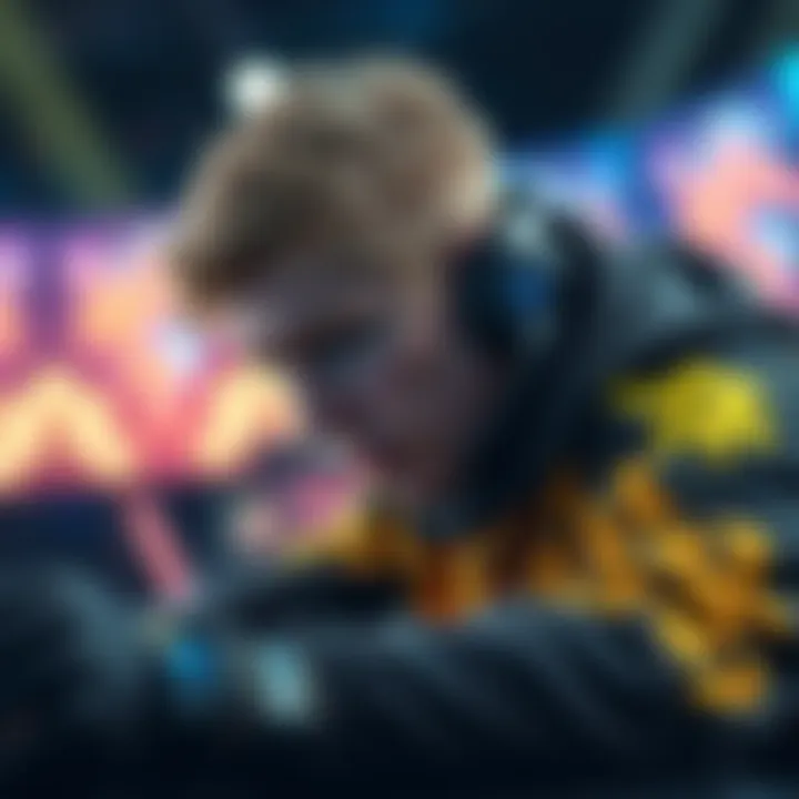 S1mple focused on a Dota 2 match, showcasing his new gaming style