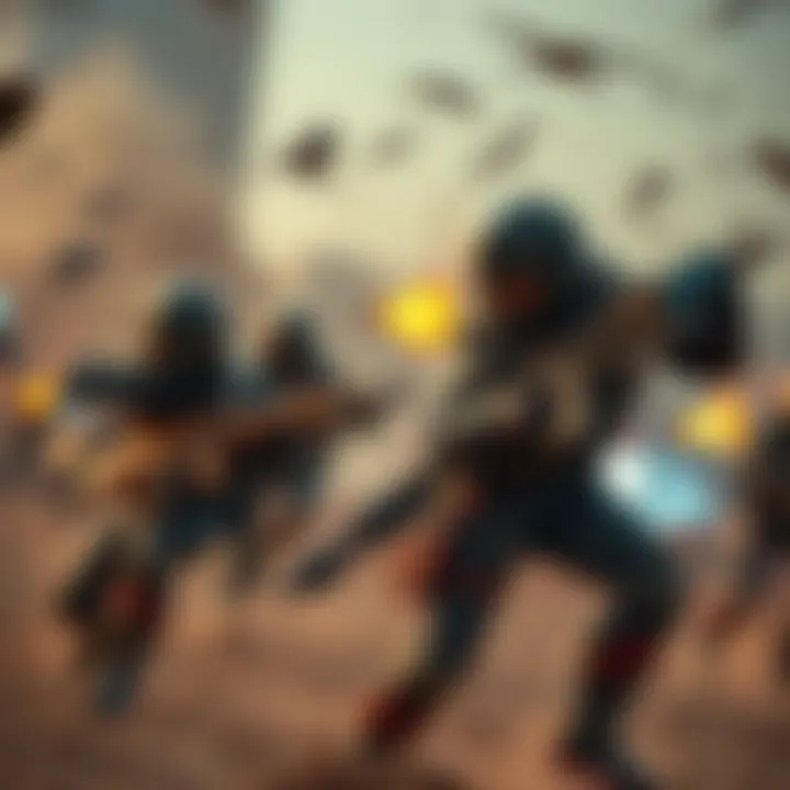 Sable in Action A dynamic scene showing Sable as a powerful tool in a competitive battle scenario, highlighting its effectiveness against traditional tactics.