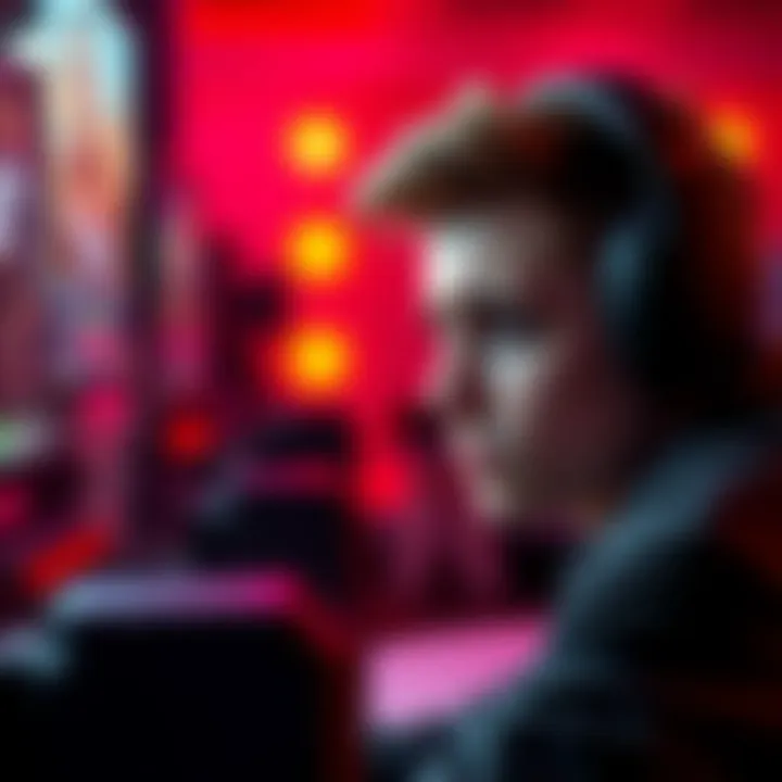 A gamer looks disappointed after finishing the second round of a game, highlighting emotional struggles in gaming.
