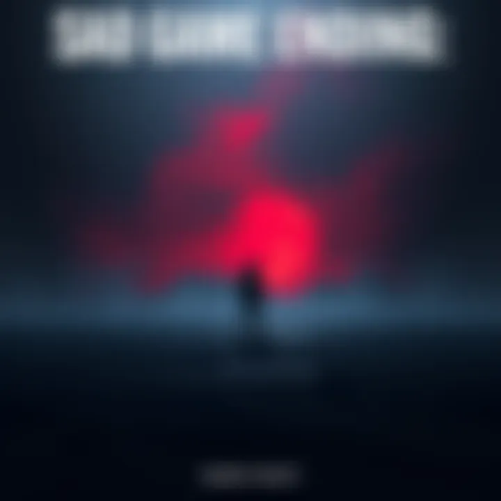 A character stands alone in a dark, desolate landscape, reflecting on a tragic outcome in a video game.