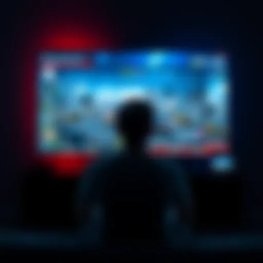 A person sitting in front of a video game screen, looking contemplative and empty after finishing a game
