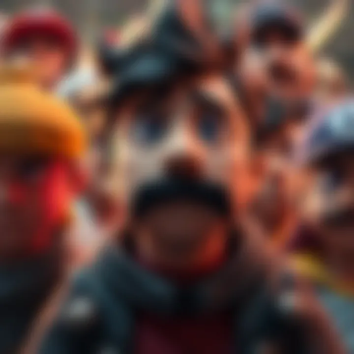 A collection of iconic video game characters with sad expressions, representing emotional moments in gaming history.