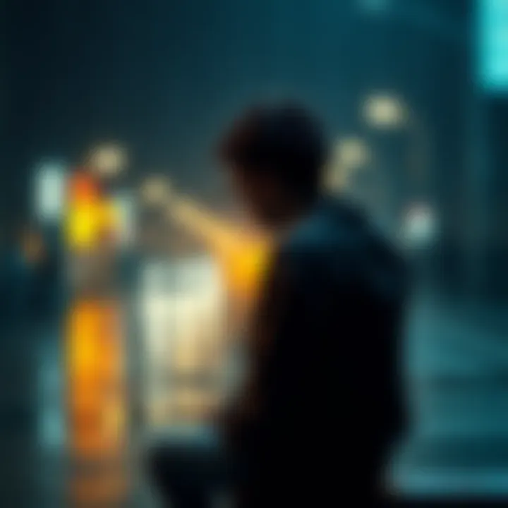 A person sitting alone, looking frustrated with a rainy background, representing misfortune and bad luck