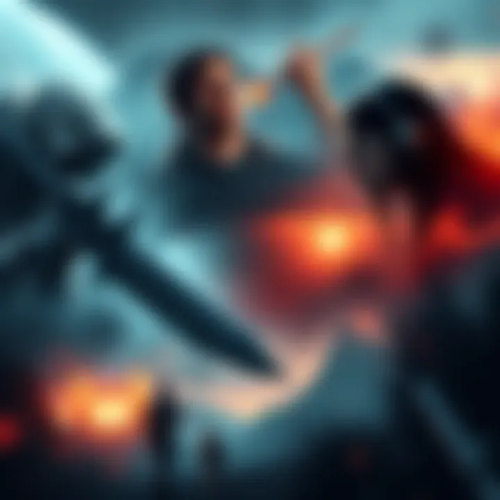 A collage of emotional moments from various sad video games, highlighting characters in distress and poignant landscapes.