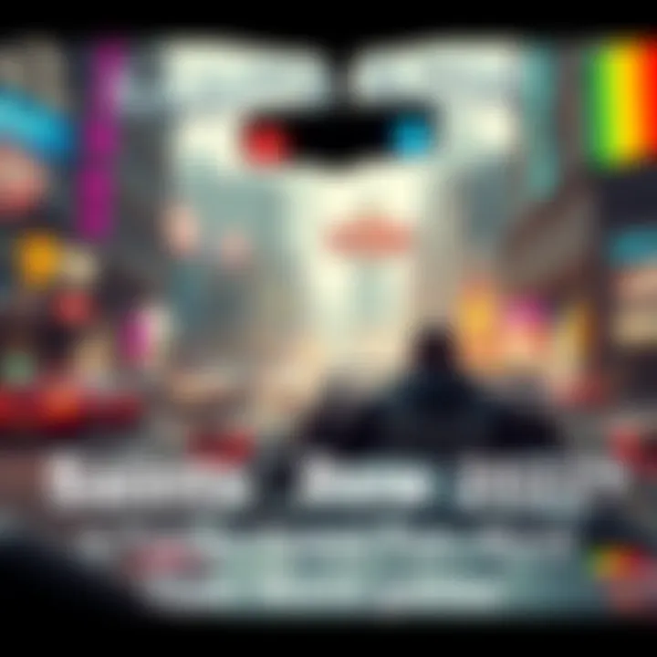 A character driving a car in a chaotic open-world environment from Saints Row 2022