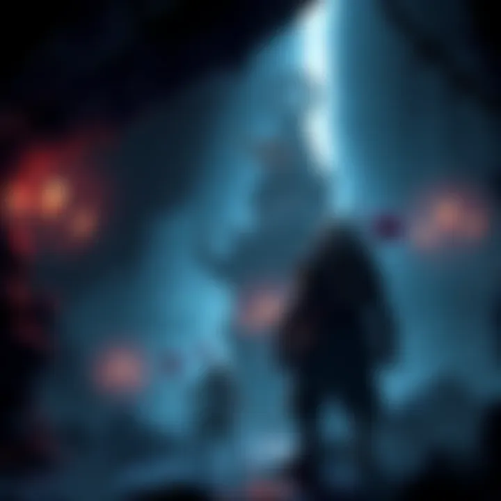 A character in Salt and Sanctuary explores a dark, atmospheric environment filled with challenges and enemies.